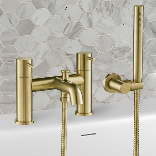 brushed brass shower kit-tapron  1000