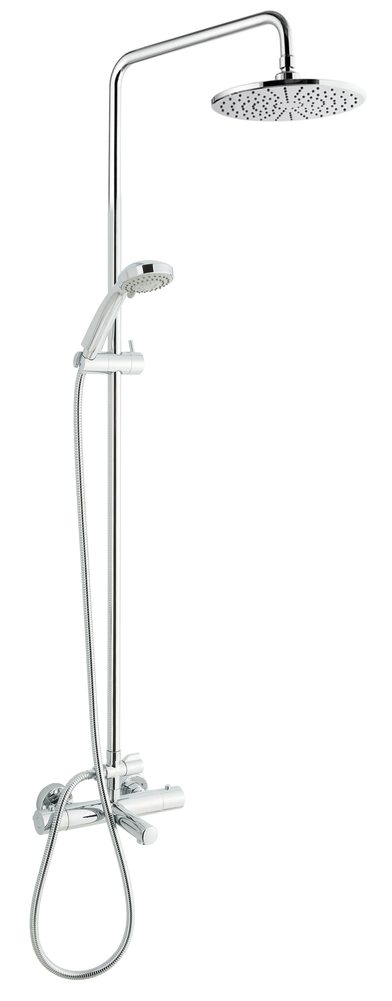 Thermostatic Shower Pole with Overhead Shower Hand Shower and Bath Spout [1275]
