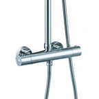Adjustable shower riser rail