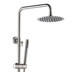 Shower riser kit stainless steel