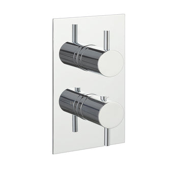Concealed Thermostatic Dual-Control Shower Valve- Vertical Secondary image