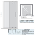 single sliding door shower enclosure - tapron