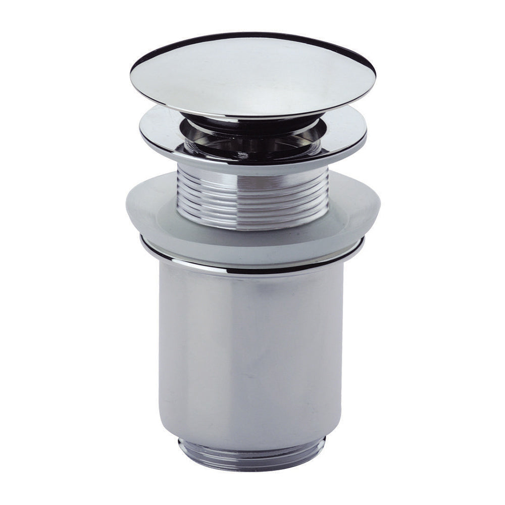 Chester Unslotted Click Clack Basin Waste - Chrome Finish-Tapron