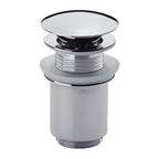 Chester Unslotted Click Clack Basin Waste - Chrome Finish-Tapron