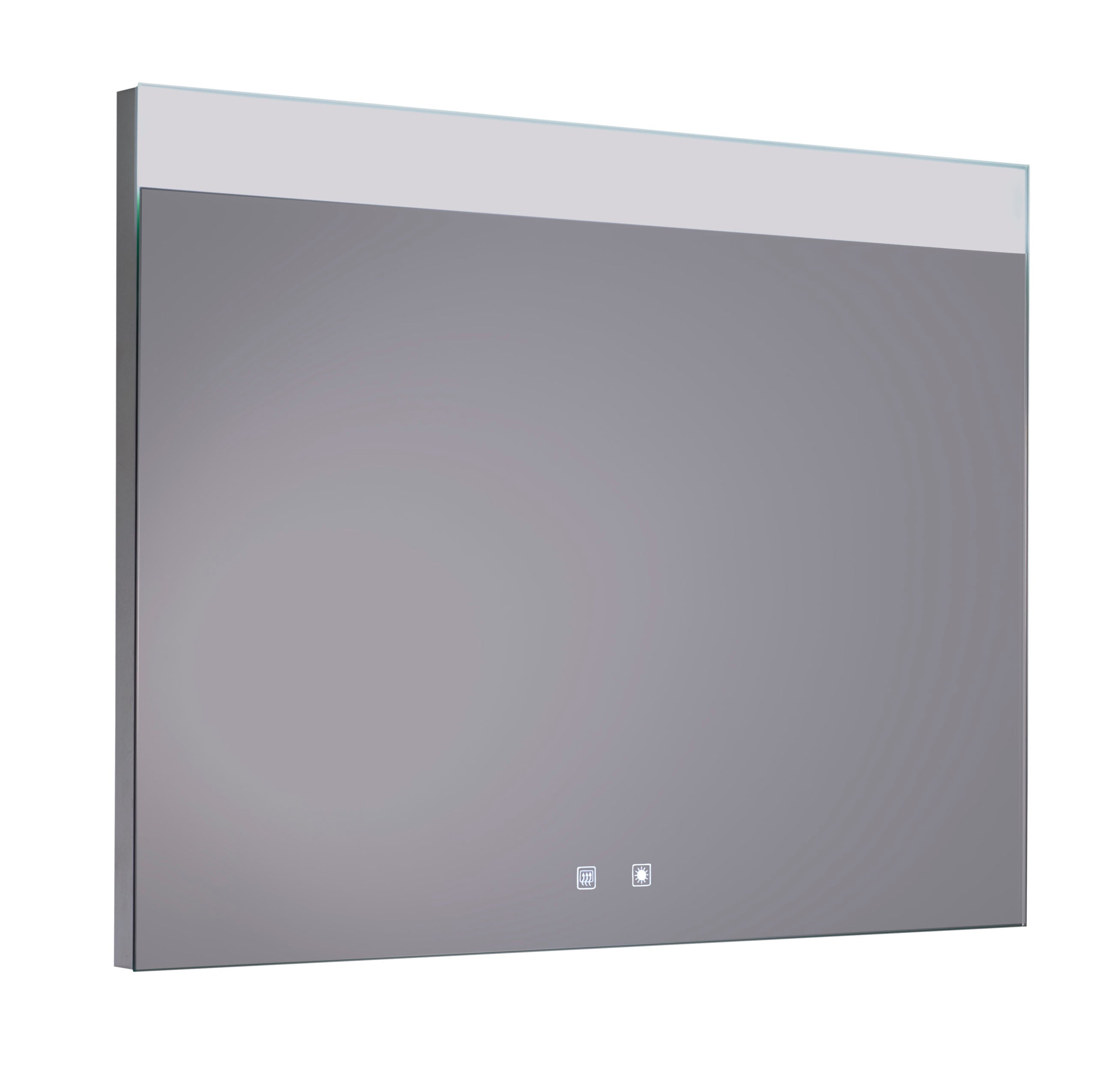 Illuminated Bathroom Mirror with Demister Pads and Touch Switch-Tapron Main image