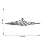 square rainfall shower head - tapron