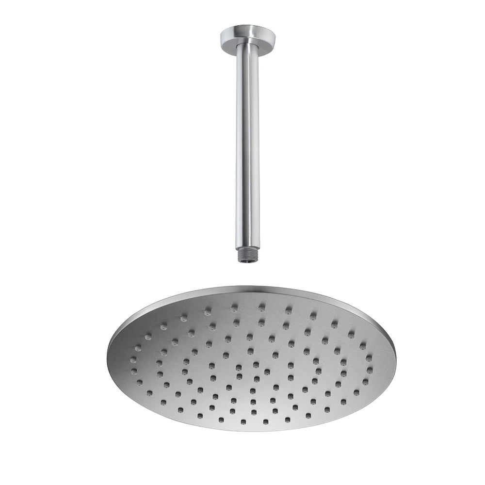 stainless steel rainfall shower head arm - Tapron Main image