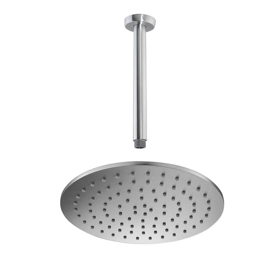 stainless steel rainfall shower head arm - Tapron 1000