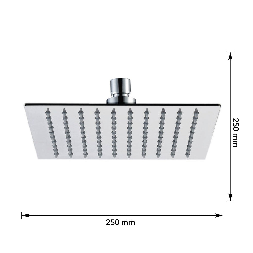 stainless steel rainfall shower head