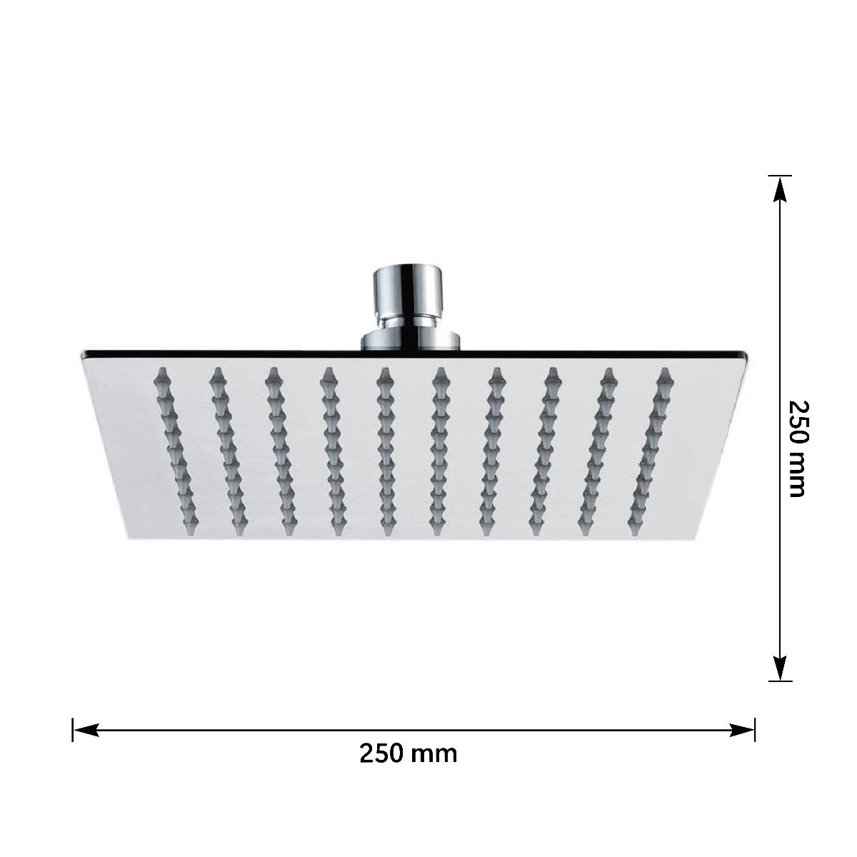stainless steel rainfall shower head