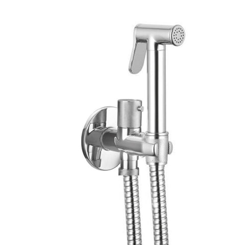 Thermostatic Douche Shower Spray Set with Designer Valve - Chrome Finish