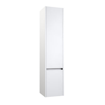 tall white gloss bathroom cabinet Main image
