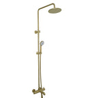 Gold shower mixer thermostatic