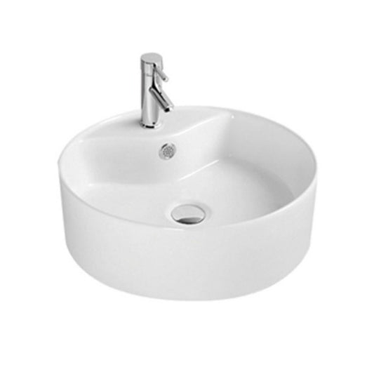 Ceramic Countertop Wash Basin with Overflow