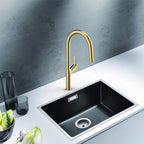 gold kitchen taps