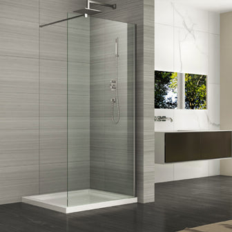 wet room glass screen  - Tapron Main image