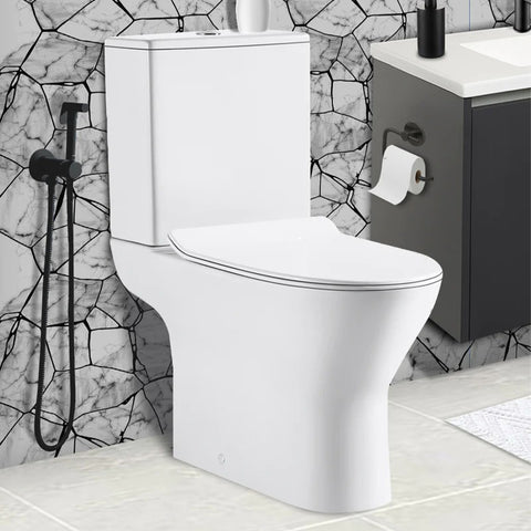traditional close coupled toilet cover-tapron