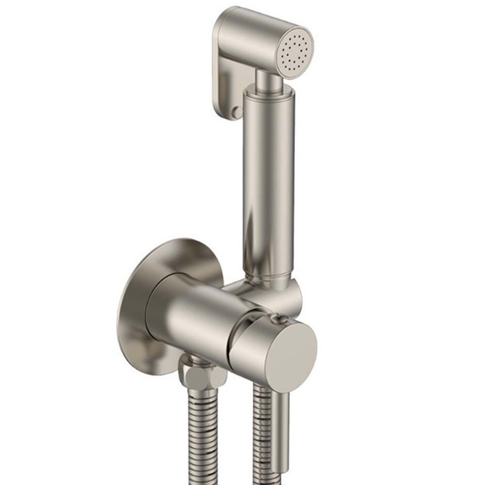 brushed nickel shower set