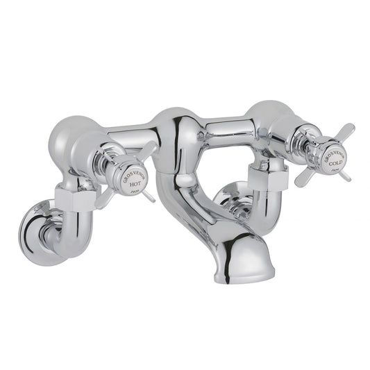 Wall Mounted Bath Filler Tap - Chrome Tapron 1000