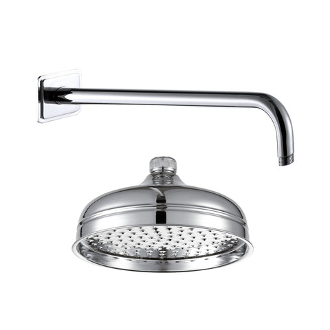victorian style shower head and arm - tapron