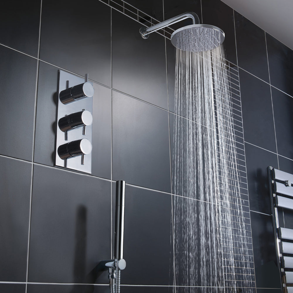 triple shower valve tapron