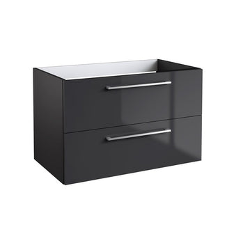black bathroom vanity unit - Tapron Main image