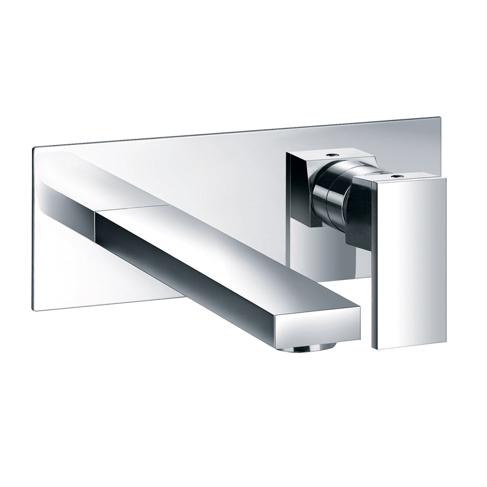 Single Lever Chrome Wall Mounted Basin Mixer Tap Secondary image