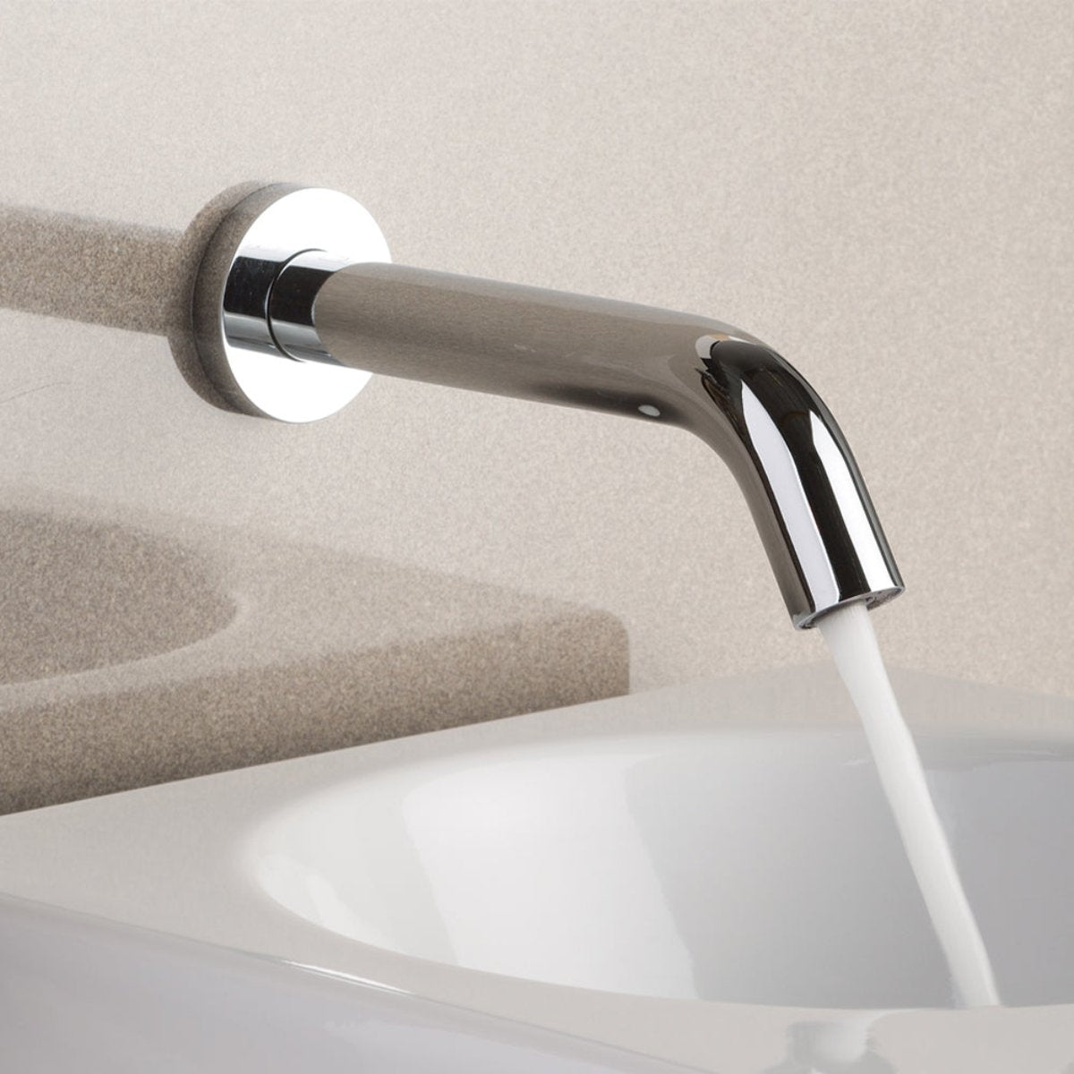 Infrared Sensor Tap Battery Operated Water Saving with Chrome Finish