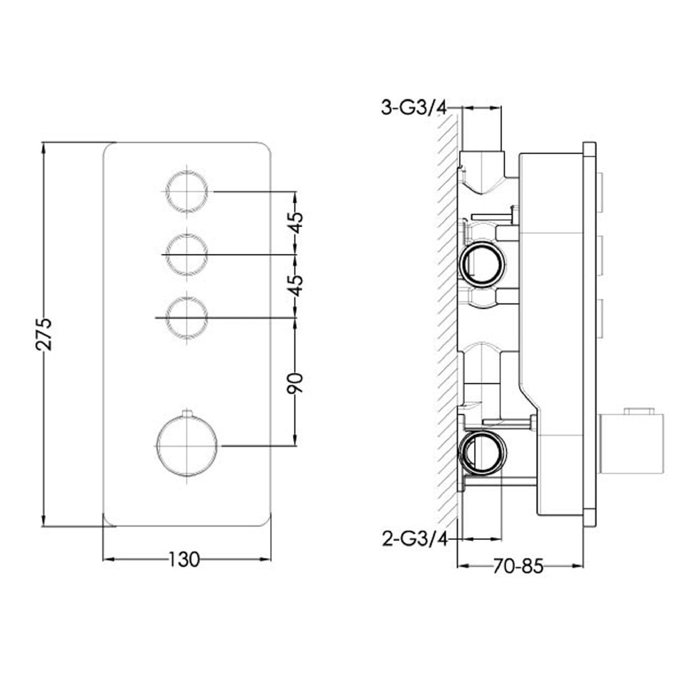 wall_mounted_thermostatic_bath_shower_valve_technical_drawing