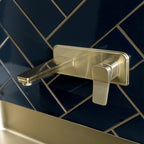 brushed gold basin taps-tapron