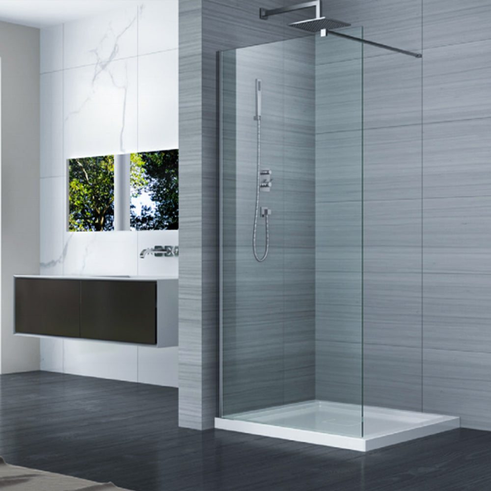 glass shower screen for wet room