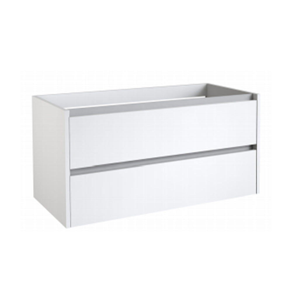 wall hung white gloss vanity unit